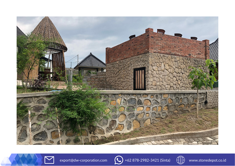 bali-brown-limestone-wall-cladding-bukit-daun-hotel-resort-kediri (2)